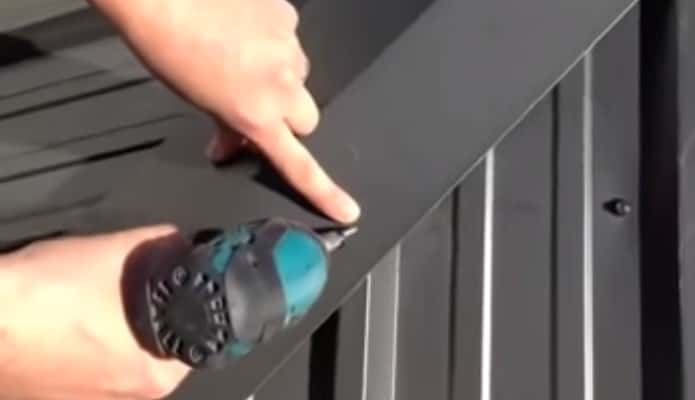 How to Install Metal Ridge Cap on Hip Roof
