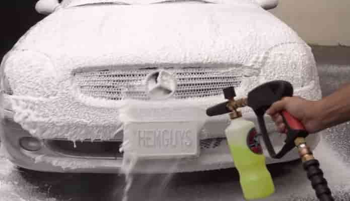 How to Wash Car with Foam Gun
