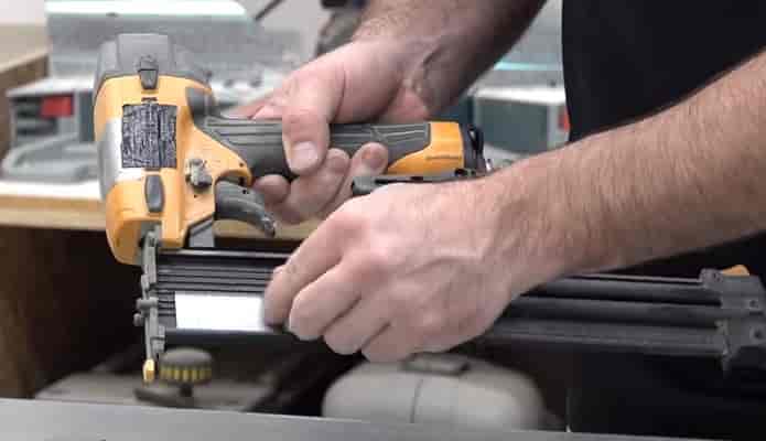 How to load a brad nailer