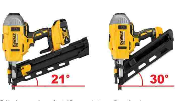 Which Is Better 21 Degree or 30 Degree Framing Nailer