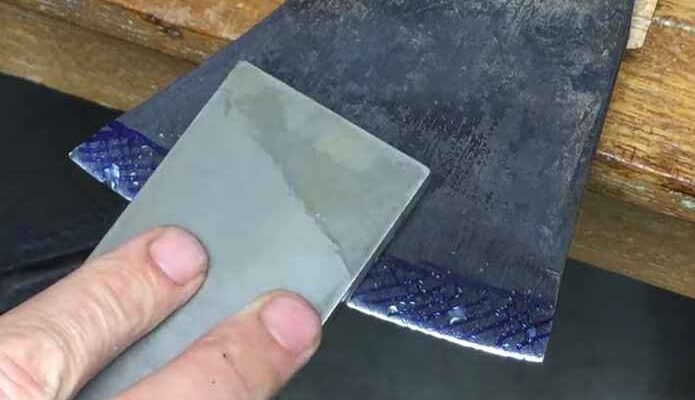 How to Sharpen a Felling Axe Using a Whetstone