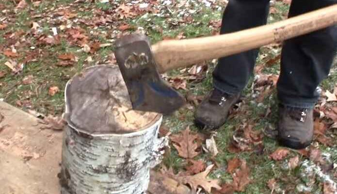 How to Split Wood with an Axe