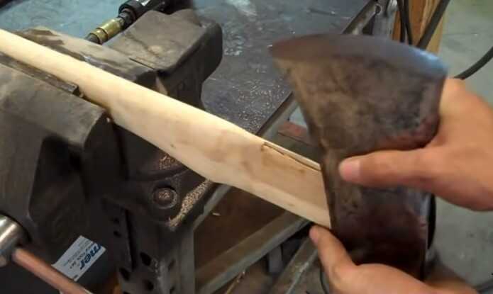 How do you fix a broken axe handle