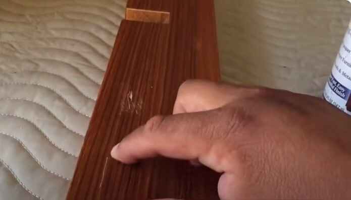 How do you repair scratched or faded wood veneer