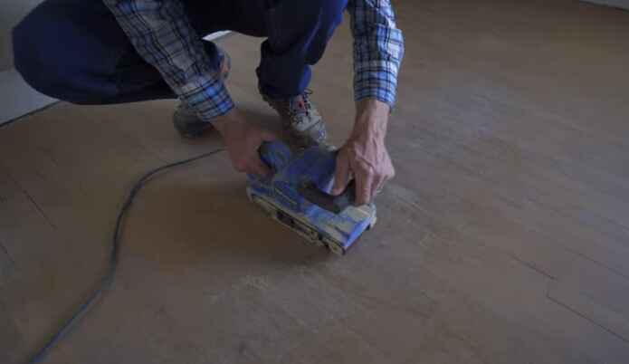 How to Sand Hardwood Floors with a belt sander