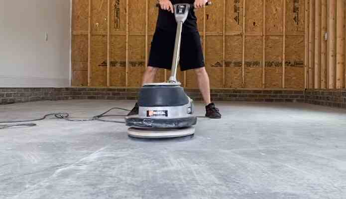 How to sand concrete