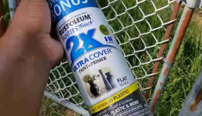 Maintenance of a Painted Chain Link Fence