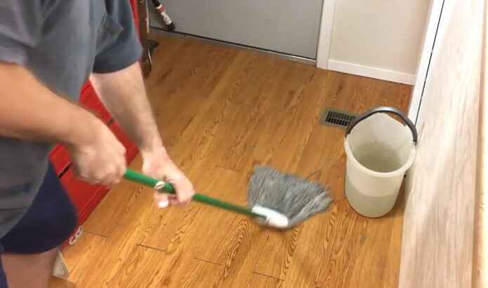 Pine-Sol for cleaning wood floors