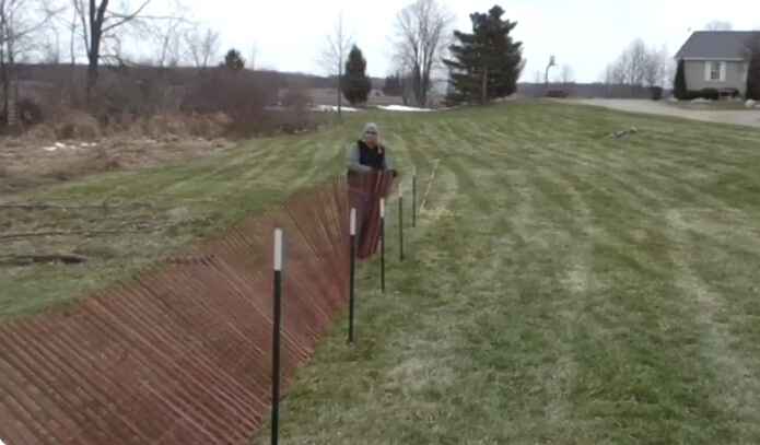 Preparing for a winter fence installation
