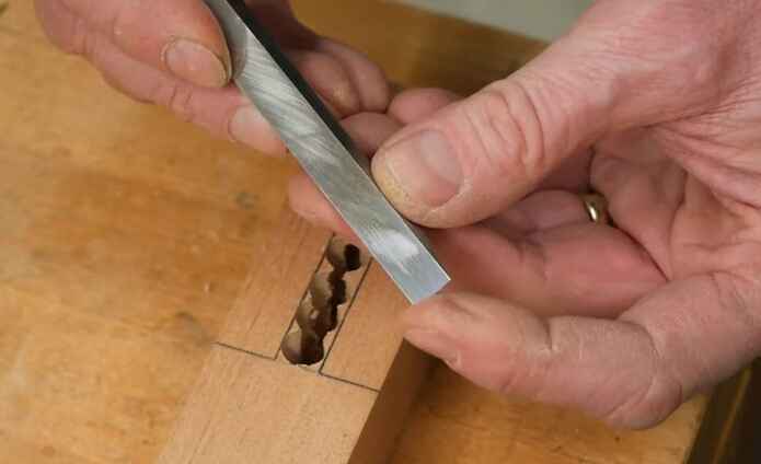 How do you know when your mortise chisel is sharp enough